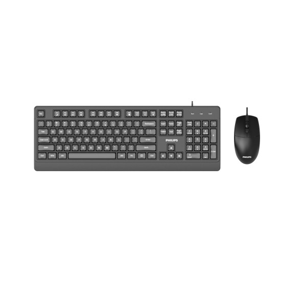 PHILIPS SPT6247 ΕΝΣΥΡΜΑΤΟ ΣΕΤ ΠΛΗΚΤΡΟΛΟΓΙΟ/ΠΟΝΤΙΚΙ, ΜΑΥΡΟ, GR