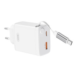 XO CE31 ΦΟΡΤΙΣΤΗΣ 30W GAN ME ΑΝΑΣΥΡΟΜΕΝΟ ΚΑΛΩΔΙΟ, 1 ΘΥΡΑ USB, 1 ΘΥΡΑ TYPE-C, ΚΑΛΩΔΙΟ TYPE-C XO CE31 ΦΟΡΤΙΣΤΗΣ 30W GAN ME ΑΝΑΣΥΡΟΜΕΝΟ ΚΑΛΩΔΙΟ, 1 ΘΥΡΑ USB, 1 ΘΥΡΑ TYPE-C, ΚΑΛΩΔΙΟ TYPE-C