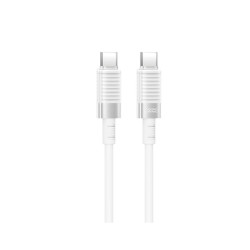 XO NB-Q282B ΚΑΛΩΔΙΟ ΣΙΛΙΚΟΝΗΣ TYPE-C ΣΕ TYPE-C 60W, ΛΕΥΚΟ XO NB-Q282B ΚΑΛΩΔΙΟ ΣΙΛΙΚΟΝΗΣ TYPE-C ΣΕ TYPE-C 60W, ΛΕΥΚΟ