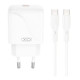 XO L141 ΦΟΡΤΙΣΤΗΣ 20W, 1 ΘΥΡΑ TYPE-C ΜΕ ΚΑΛΩΔΙΟ PD ΣΕ TYPE-C, ΛΕΥΚΟΣ