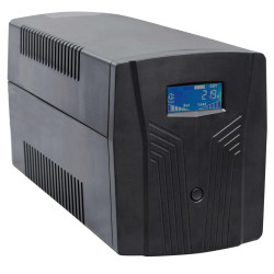 NG UPS 1200VA/720W ΜΕ AVR, LINE INTERACTIVE, 3 SCHUKO, 2x 12V7A, RJ11 & RJ12, ΟΘΟΝΗ