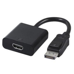 CABLEXPERT ΑΝΤΑΠΤΟΡΑΣ DISPLAYPORT TO HDMI, ΜΑΥΡΟ