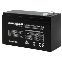 NORTHBATT BATTERY 12V 7AH (6.3 FASTON) NORTHBATT BATTERY 12V 7AH (6.3 FASTON)