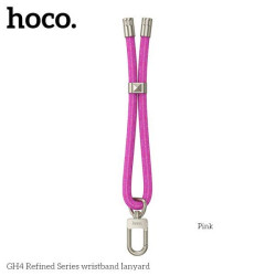 HOCO GH4 REFINED SERIES WRISTBAND LANYARD, PINK HOCO GH4 REFINED SERIES WRISTBAND LANYARD, PINK