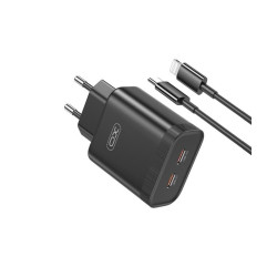 XO L105 ΦΟΡΤΙΣΤΗΣ, 35W, 2 ΘΥΡΕΣ PD, ΜΕ ΚΑΛΩΔΙΟ LIGHTNING, ΜΑΥΡΟΣ (NB-Q189A) XO L105 ΦΟΡΤΙΣΤΗΣ, 35W, 2 ΘΥΡΕΣ PD, ΜΕ ΚΑΛΩΔΙΟ LIGHTNING, ΜΑΥΡΟΣ (NB-Q189A)