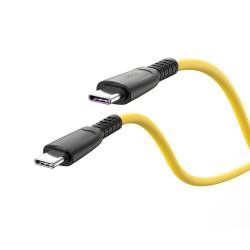 XO NB-Q246B SULUO SERIES ΚΑΛΩΔΙΟ ΦΟΡΤΙΣΗΣ ΣΙΛΙΚΟΝΗΣ PD TYPE-C ΣΕ TYPE-C, 1m, 60W, ΚΙΤΡΙΝΟ XO NB-Q246B SULUO SERIES ΚΑΛΩΔΙΟ ΦΟΡΤΙΣΗΣ ΣΙΛΙΚΟΝΗΣ PD TYPE-C ΣΕ TYPE-C, 1m, 60W, ΚΙΤΡΙΝΟ