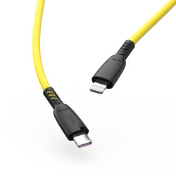 XO NB-Q246A SULUO SERIES ΚΑΛΩΔΙΟ ΦΟΡΤΙΣΗΣ ΣΙΛΙΚΟΝΗΣ PD TYPE-C ΣΕ LIGHTNING, 1m, 27W, ΚΙΤΡΙΝΟ XO NB-Q246A SULUO SERIES ΚΑΛΩΔΙΟ ΦΟΡΤΙΣΗΣ ΣΙΛΙΚΟΝΗΣ PD TYPE-C ΣΕ LIGHTNING, 1m, 27W, ΚΙΤΡΙΝΟ