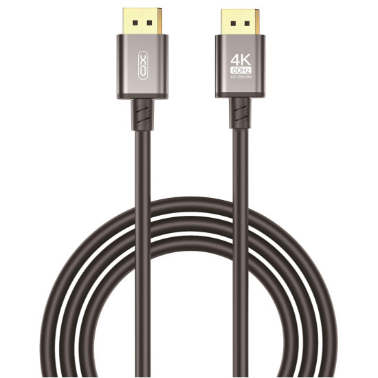 XO GB018A ΚΑΛΩΔΙΟ DISPLAY PORT MALE-MALE, 4K, 60HZ, 3m