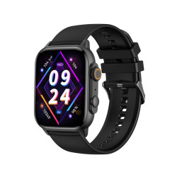 XO J9 AMOLED SCREEN CHU BIRD MAGNETIC ABSORPTION SQUARE SMART WATCH, CALL VERSION, ΜΑΥΡΟ XO J9 AMOLED SCREEN CHU BIRD MAGNETIC ABSORPTION SQUARE SMART WATCH, CALL VERSION, ΜΑΥΡΟ