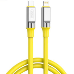 XO NB-Q252A PD 27W TYPE-C ΣΕ LIGHTNING ΚΑΛΩΔΙΟ ΦΟΡΤΙΣΗΣ ΣΙΛΙΚΟΝΗΣ, ΚΙΤΡΙΝΟ XO NB-Q252A PD 27W TYPE-C ΣΕ LIGHTNING ΚΑΛΩΔΙΟ ΦΟΡΤΙΣΗΣ ΣΙΛΙΚΟΝΗΣ, ΚΙΤΡΙΝΟ