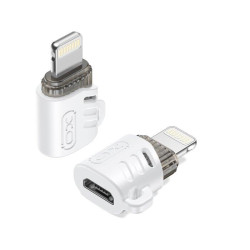 XO NB256F MICRO FEMALE TO LIGHTNING MALE ADAPTER, ΛΕΥΚΟ XO NB256F MICRO FEMALE TO LIGHTNING MALE ADAPTER, ΛΕΥΚΟ
