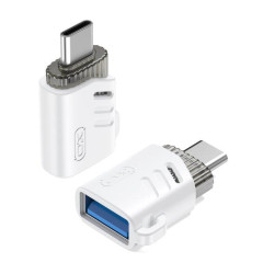 XO NB256B USB-A FEMALE TO TYPE-C OTG ADAPTER, ΛΕΥΚΟ XO NB256B USB-A FEMALE TO TYPE-C OTG ADAPTER, ΛΕΥΚΟ