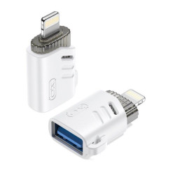 XO NB256A USB-A FEMALE TO LIGHTNING OTG ADAPTER, ΛΕΥΚΟ XO NB256A USB-A FEMALE TO LIGHTNING OTG ADAPTER, ΛΕΥΚΟ