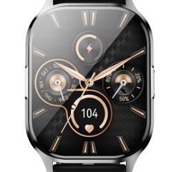 XO J10 AMOLED SCREEN STAR MIST MAGNETIC SQUARE SMART WATCH, CALL FUNCTION, ΜΑΥΡΟ XO J10 AMOLED SCREEN STAR MIST MAGNETIC SQUARE SMART WATCH, CALL FUNCTION, ΜΑΥΡΟ