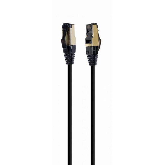 CABLEXPERT ΚΑΛΩΔΙΟ S/FTP CAT8 0.25m, LSZH, ΜΑΥΡΟ