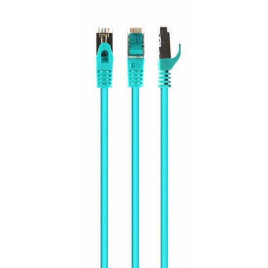 CABLEXPERT ΚΑΛΩΔΙΟ S/FTP CAT6A 1m, LSZH, ΠΡΑΣΙΝΟ