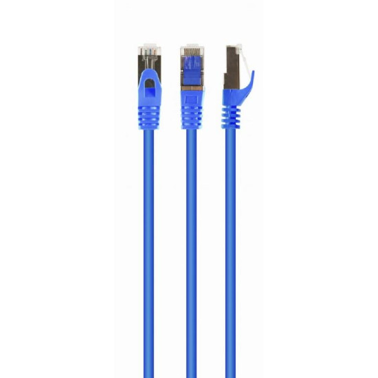 CABLEXPERT ΚΑΛΩΔΙΟ S/FTP CAT6A 0.5m, LSZH, ΜΠΛΕ