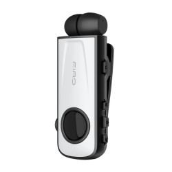 FIRO H17 BUSINESS BLUETOOTH RETRACTABLE EARPHONE ΜΕ ΟΘΟΝΗ, ΛΕΥΚΟ