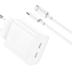 XO L105 ΦΟΡΤΙΣΤΗΣ, 35W, 2 ΘΥΡΕΣ PD, ΜΕ ΚΑΛΩΔΙΟ LIGHTNING, ΛΕΥΚΟΣ (NB-Q189A) XO L105 ΦΟΡΤΙΣΤΗΣ, 35W, 2 ΘΥΡΕΣ PD, ΜΕ ΚΑΛΩΔΙΟ LIGHTNING, ΛΕΥΚΟΣ (NB-Q189A)