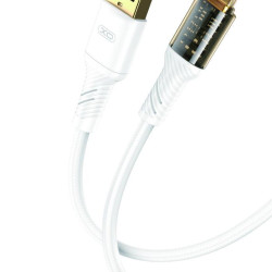 XO NB229 ΚΑΛΩΔΙΟ ΦΟΡΤΙΣΗΣ LIGHTNING, ΔΙΑΦΑΝΟ ΒΥΣΜΑ, ΛΕΥΚΟ