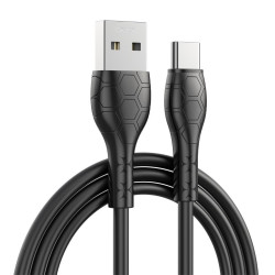 XO NB240 FOOTBALL ΚΑΛΩΔΙΟ ΦΟΡΤΙΣΗΣ TYPE-C SOFT RUBBER CABLE, ΜΑΥΡΟ XO NB240 FOOTBALL ΚΑΛΩΔΙΟ ΦΟΡΤΙΣΗΣ TYPE-C SOFT RUBBER CABLE, ΜΑΥΡΟ