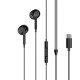 XO EP74 ΑΚΟΥΣΤΙΚΑ HANDSFREE TYPE-C, ΜΑΥΡΟ