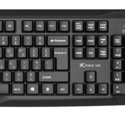 XTRIKE-ME OFFICE MK-207 ΕΝΣΥΡΜΑΤΟ ΣΕΤ ΠΛΗΚΤΡΟΛΟΓΙΟ/ΠΟΝΤΙΚΙ, GR