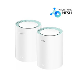 CUDY M1300 AC1200 DUAL BAND WIFI MESH SYSTEM, 2 PACK