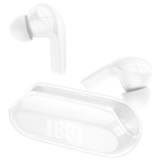 HOCO EW39 BRIGHT ΑΚΟΥΣΤΙΚΑ BLUETOOTH, ΛΕΥΚΟ, ENC