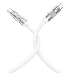 XO NB-Q228B OD6.0 ΚΑΛΩΔΙΟ ΦΟΡΤΙΣΗΣ SILICONE PD60W TYPE-C ΣΕ TYPE-C L=1.2M, ΛΕΥΚΟ XO NB-Q228B OD6.0 ΚΑΛΩΔΙΟ ΦΟΡΤΙΣΗΣ SILICONE PD60W TYPE-C ΣΕ TYPE-C L=1.2M, ΛΕΥΚΟ