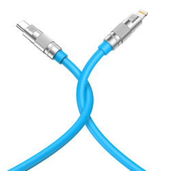 XO NB-Q228A OD6.0 ΚΑΛΩΔΙΟ ΦΟΡΤΙΣΗΣ SILICONE PD27W TYPE-C ΣΕ LIGHTNING L=1.2M, ΜΠΛΕ XO NB-Q228A OD6.0 ΚΑΛΩΔΙΟ ΦΟΡΤΙΣΗΣ SILICONE PD27W TYPE-C ΣΕ LIGHTNING L=1.2M, ΜΠΛΕ