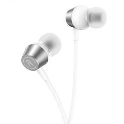 XO EP59 IRONMAN ΑΚΟΥΣΤΙΚΑ HANDSFREE 3.5MM, ΛΕΥΚΟ