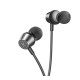 XO EP59 IRONMAN ΑΚΟΥΣΤΙΚΑ HANDSFREE 3.5MM, ΜΑΥΡΟ
