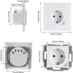 COOLSEER COL-WSP02WE ΕΞΥΠΝΗ ΠΡΙΖΑ ΤΟΙΧΟΥ ΣΟΥΚΟ, 16A, WIFI