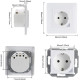 COOLSEER COL-WSP02WE ΕΞΥΠΝΗ ΠΡΙΖΑ ΤΟΙΧΟΥ ΣΟΥΚΟ, 16A, WIFI