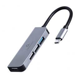 GEMBIRD USB3 HUB, 1USB 3.0, 3XUSB 2.0