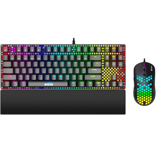 MARVO CM373 GAMING SET, ΜΗΧΑΝΙΚΟ ΠΛΗΚΤΡΟΛΟΓΙΟ+ΠΟΝΤΙΚΙ
