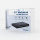 GEMBIRD U3S6 ΘΗΚΗ ΓΙΑ HDD 2.5" USB 3.0 TYPE C, ΑΛΟΥΜΙΝΙΟ, ΜΑΥΡH