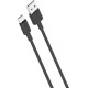 XO NB156 ΚΑΛΩΔΙΟ ΦΟΡΤΙΣΗΣ TYPE-C, ΜΑΥΡΟ, 1m