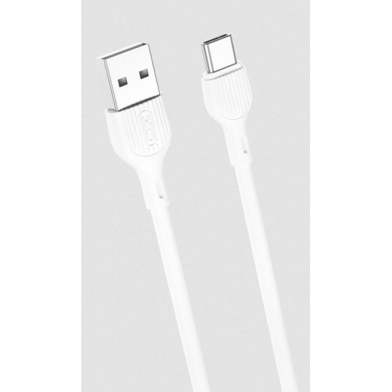 XO NB200 ΚΑΛΩΔΙΟ ΦΟΡΤΙΣΗΣ 2.1A TYPE-C, ΛΕΥΚΟ, 1m