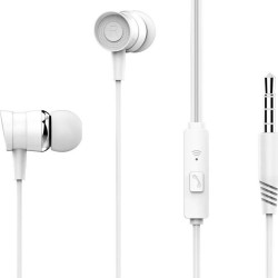 XO EP20 ΑΚΟΥΣΤΙΚΑ HANDSFREE, 3.5mm ΛΕΥΚΟ