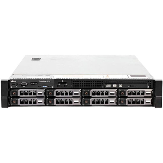REF SERVER DELL POWEREDGE R720 2U, 2x E5-2650, 16GB DDR3R, 2x 3 TB SAS, H710 - GRADE A- REF SERVER DELL POWEREDGE R720 2U, 2x E5-2650, 16GB DDR3R, 2x 3 TB SAS, H710 - GRADE A-