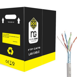 NG ΚΑΛΩΔΙΟ ΔΙΚΤΥΟΥ FTP ΓΚΡΙ CAT6 CCA 305m