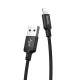 HOCO X14 TIMES SPEED LIGHTNING CHARGING CABLE(L=2M), ΜΑΥΡΟ
