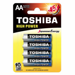 ΜΠΑΤΑΡΙΕΣ TOSHIBA ΑΛΚΑΛΙΚΕΣ AA ΜΠΑΤΑΡΙΕΣ TOSHIBA ΑΛΚΑΛΙΚΕΣ AA