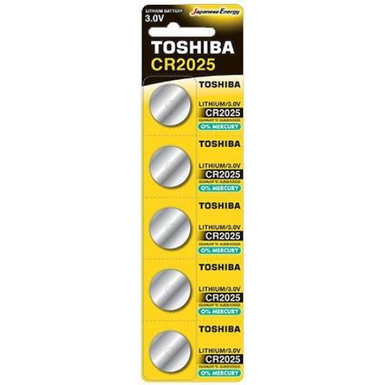 ΜΠΑΤΑΡΙΕΣ TOSHIBA ΛΙΘΙΟΥ CR 2025 (1 ΤΕΜ)