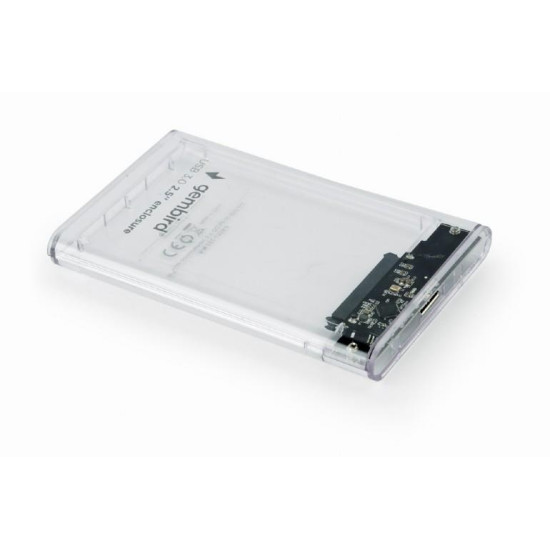 GEMBIRD ΘΗΚΗ ΓΙΑ HDD 2.5" USB 3.0 ΔΙΑΦΑΝΗ ΓΙΑ ΔΙΣΚΟ 9.5ΜΜ