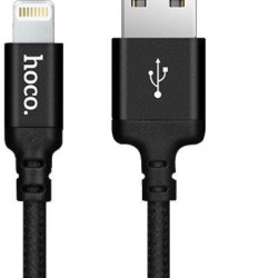 HOCO X14 ΚΑΛΩΔΙΟ LIGHTNING ΦΟΡΤΙΣΗΣ & DATA 1m, BLACK