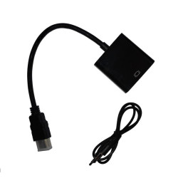 NG ΜΕΤΑΤΡΟΠΕΑΣ HDMI MALE ΣΕ VGA FEMALE ΜΕ AUDIO ADAPTER NG ΜΕΤΑΤΡΟΠΕΑΣ HDMI MALE ΣΕ VGA FEMALE ΜΕ AUDIO ADAPTER