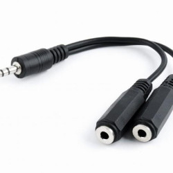 CABLEXPERT ΚΑΛΩΔΙΟ ΗΧΟΥ 3.5mm SPLITTER , 10 cm BLACK CABLEXPERT ΚΑΛΩΔΙΟ ΗΧΟΥ 3.5mm SPLITTER , 10 cm BLACK